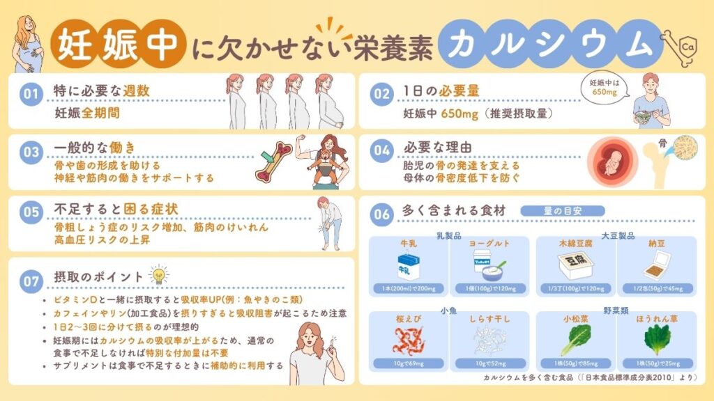 妊娠とカルシウム