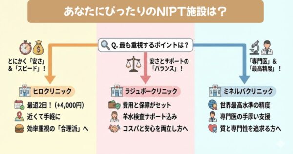 NIPT施設の選び方