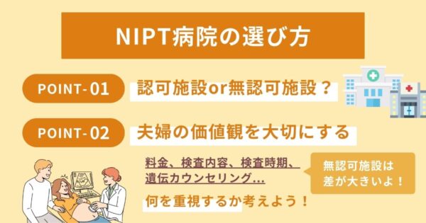 NIPT病院の選び方