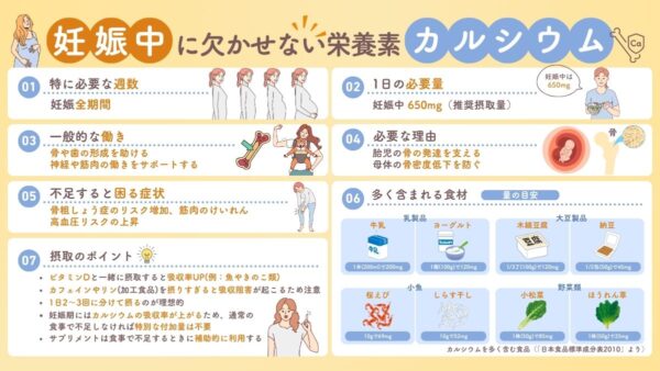 妊娠とカルシウム