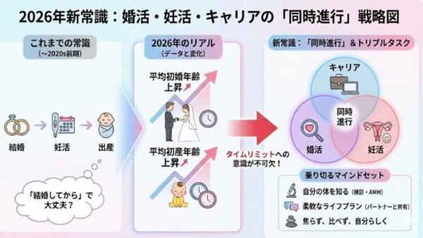 婚活妊活同時進行が大事