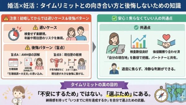 婚活妊活同時の向き合い方