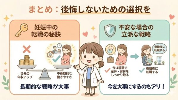 妊娠中の転職と戦略